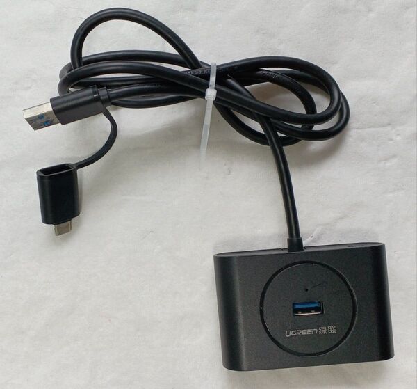 UGREEN USBハブ 4ポート ブラック TYPE C USB C