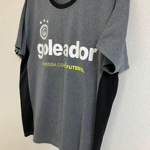 goleador ゴレアドール プラシャツ Lサイズ 半袖 グレー ユニフォーム