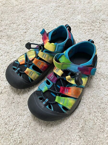 keen キーン 子供用 キッズ マルチカラー サンダル 19.5cm