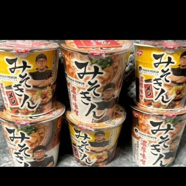 元祖!ヒカキン HIKAKIN PREMIUM みそきん濃厚味噌ラーメンとみそきん濃厚味噌メシ 各3個 合計6個