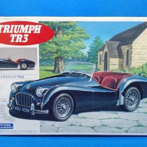 未組立 1/24 グンゼ産業 トライアンフ TR3 絶版プラモデル レトロ 当時物 TRIUMPH TR3
