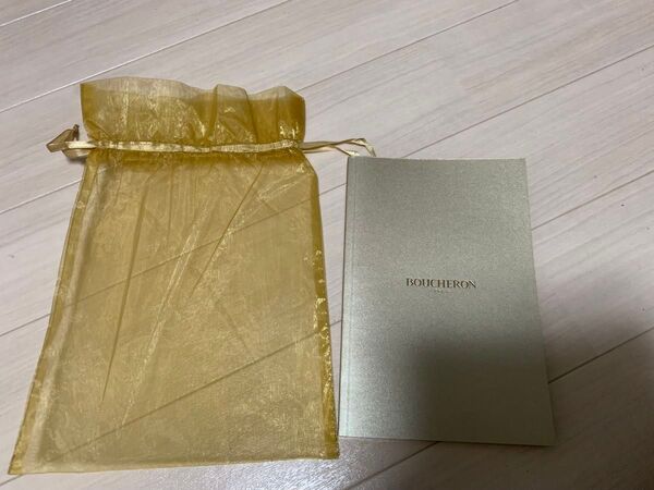 未使用★BOUCHERON ブシュロン★ハードカバー手帳型ノート