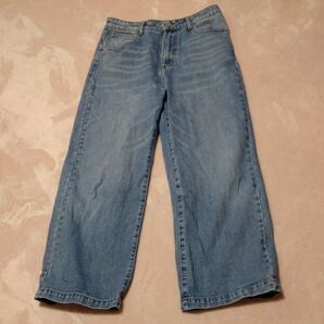 ハイウエストワイドデニムパンツ XL Classial Elf