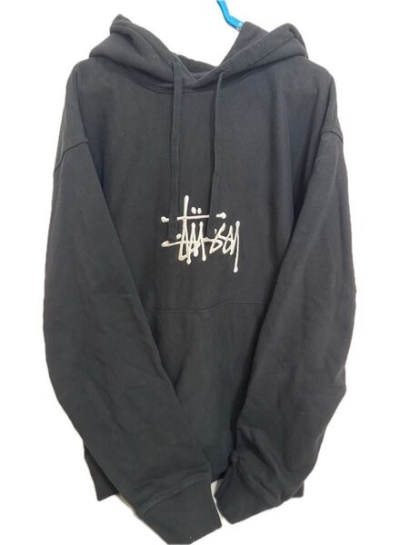 STUSSY ステューシー パーカー 黒 ブラック ロゴ