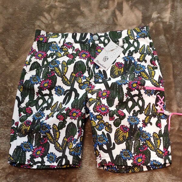 新品 4サイズ(M) ラッセルノメンズハーフパンツ