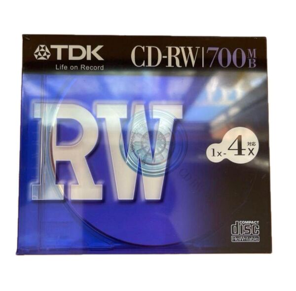 未使用 TDK CD-RW 700MB 4倍速 4セット