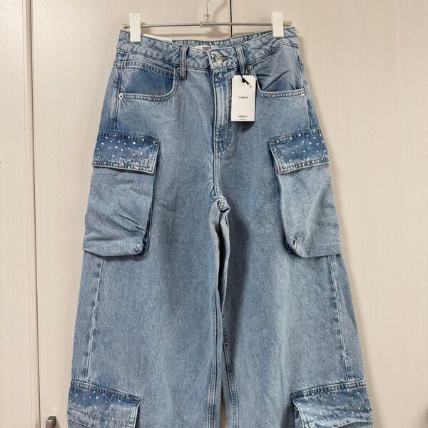 FOREVER21 フォエバー21 デニム カーゴパンツ