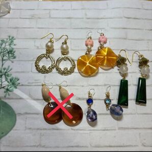 ハンドメイド ピアス