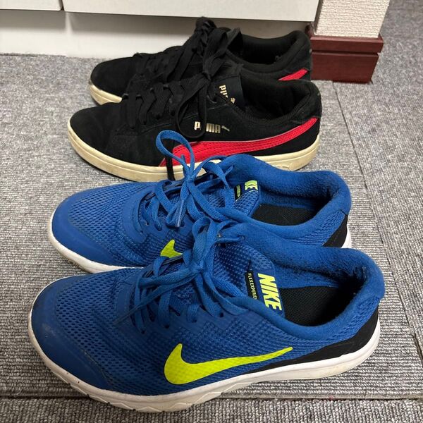 【お得!】NIKEとPUMA スニーカー 2点セット 23.0cm 22.5cm