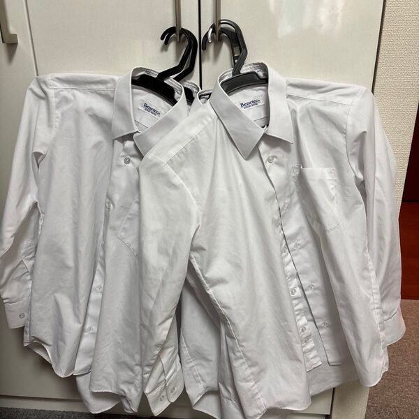 【早い者勝ち!】美品 スクールシャツ 4枚セット 150㎝ ホワイト 学生服 長袖