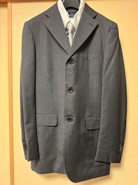 【美品】LE COSTUME BOYCOTTグレー ストライプ セットアップ春夏物