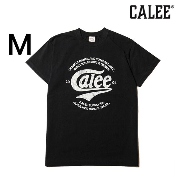 CALEE MAIN LOGO T-SHIRT Black Tシャツ Tee
