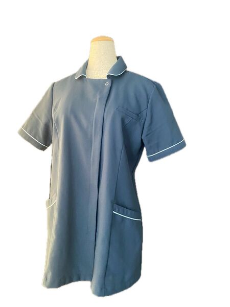 訳あり エステ用半袖上着 制服 事務服 作業着 Lサイズ トップス