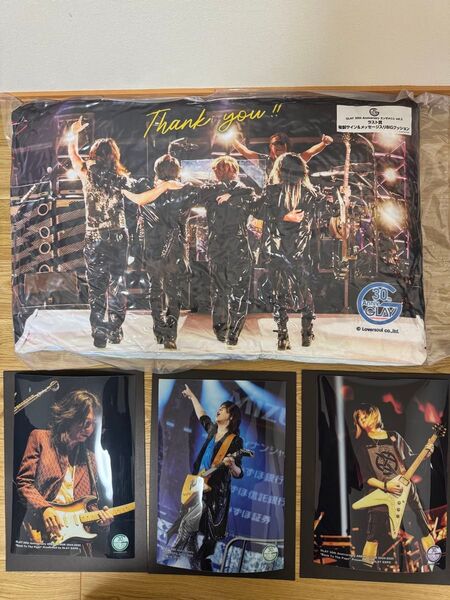 GLAY 30th Anniversaryエンタメくじvol.2 ラスト賞複製サイン&メッセージ入りBIGクッション他