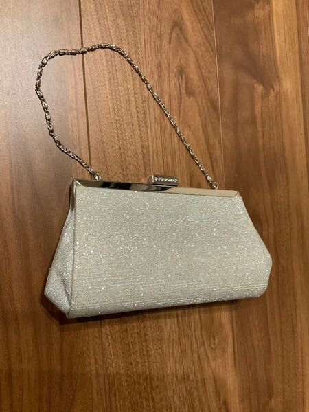★パーティーバック 2way シルバー 上品 キラキラ