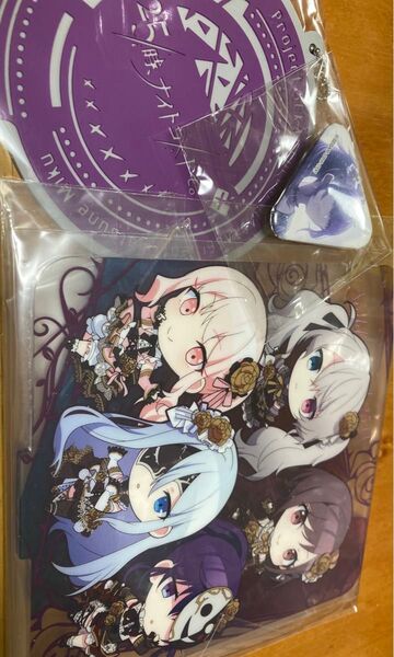 プロセカ ミニ三角缶バッジコレクション vol.4 朝比奈まふゆ セガラッキーくじ アクリルスタンド ラバーコースター