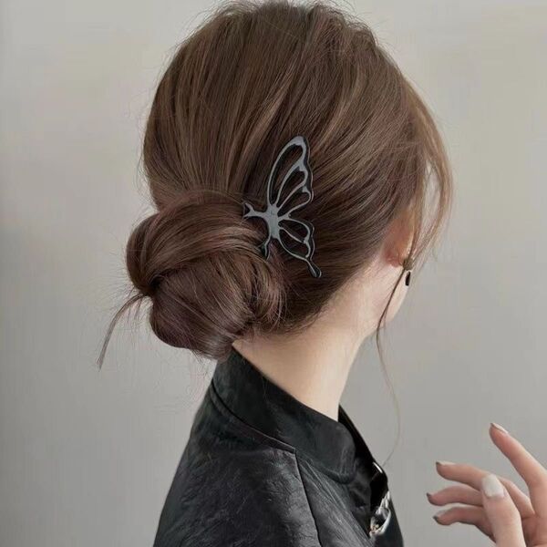 バンスクリップ ヘアクリップ 韓国 髪留め ヘアアクセサリー ヘアアクセ おしゃれ 簪
