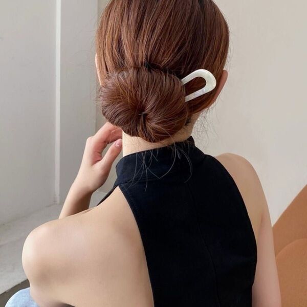 ヘアクリップ ヘアアクセサリー バレッタ おしゃれ 髪飾り 簪