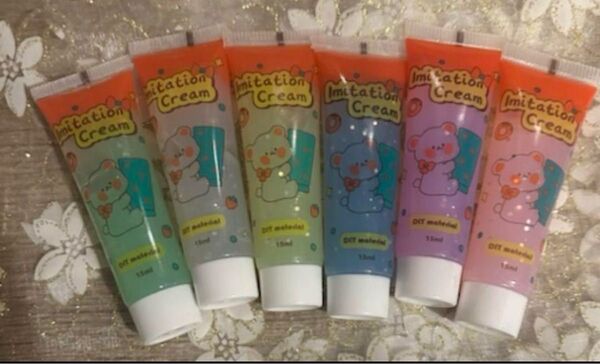 ホイップデコクリーム 15ml 6色セット