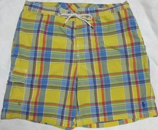 ポロ ラルフローレン スイムトランクス L XL チェック メンズ 水着 海パン サーフパンツ ショートパンツ スイムウェア 輸入