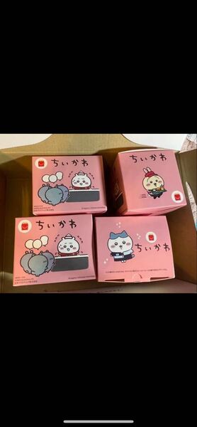 ちいかわ ハッピーセット 第一弾 コンプリート 新品未使用 箱付きハチワレ ウサギ モモンガ 未開封新品です。 マクドナルド