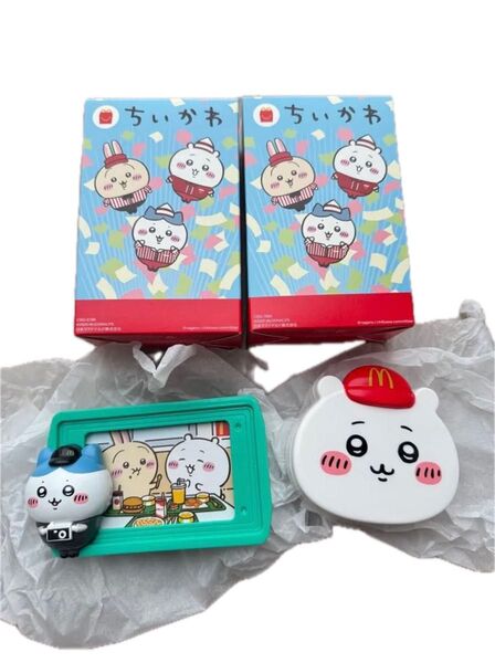 ちいかわ ハッピーセット 第2弾 おもちゃ 2点セット 新品未開封 ちいかわメモ ハチワレフォトフレーム