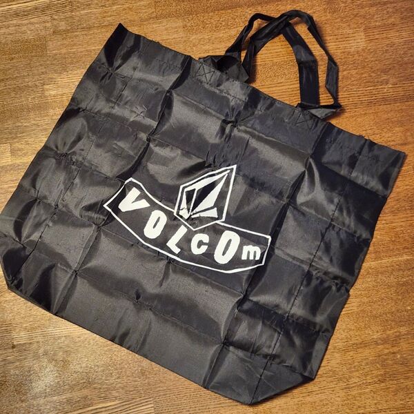 非売品 VOLCOM ボルコム ブラック エコバッグ トートバッグ 黒
