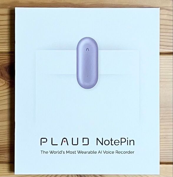 PLAUD NotePin AI ボイスレコーダー【通常版】64GB AI文字起こし/要約 ウェアラブルAIツール