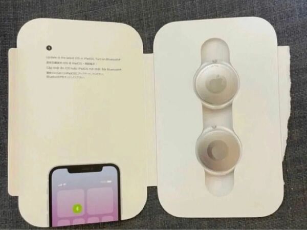 Apple AirTag 本体 2個 アップル エアタグ 新品未使用