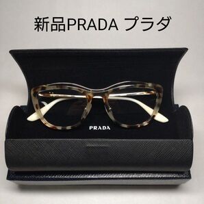 本日限定特価♪お洒落な新品PRADA プラダ 眼鏡フレ一ム