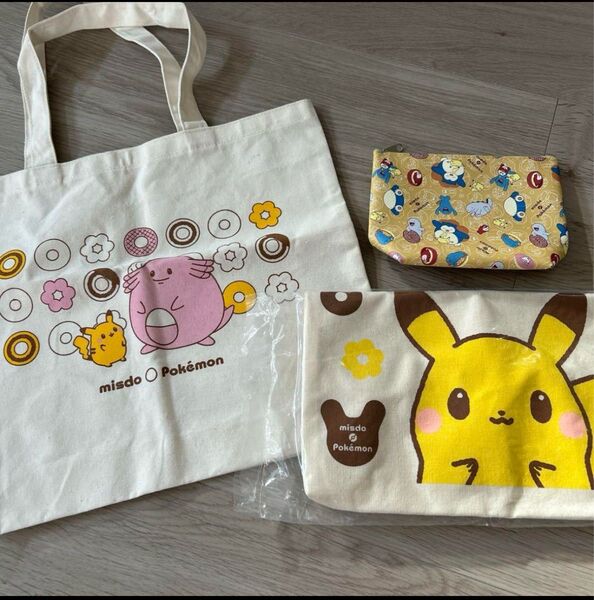 ミスタードーナツ ポケモン トートバッグ ポーチ