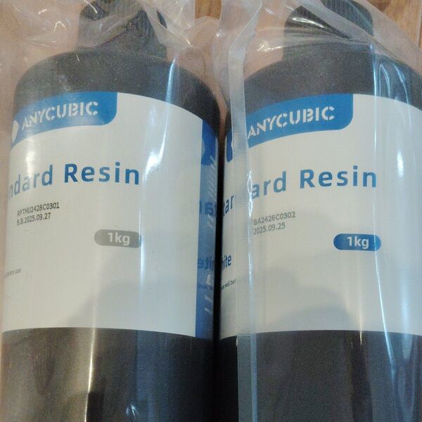 ANYCUBIC スタンダード Resin ホワイト1kg グレー1kg 3Dプリンター