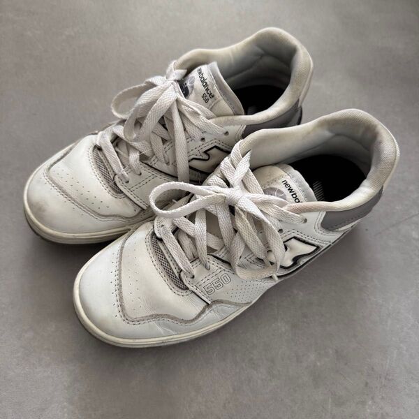 New Balance ニューバランス550 ホワイト/グレー 23.0