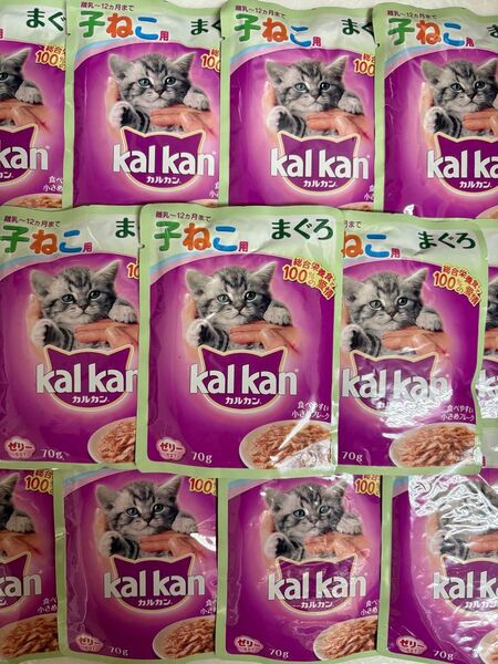 カルカン こねこパウチ kalkan子ねこ用 総合栄養食 まぐろ ゼリー仕立て 70g×20袋