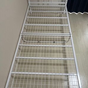 【引き取り】宮付きシングルベッドフレーム