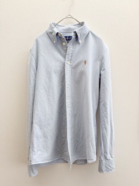 Ralph Lauren ラルフローレン オックスフォード 長袖 シャツ ブルー BD