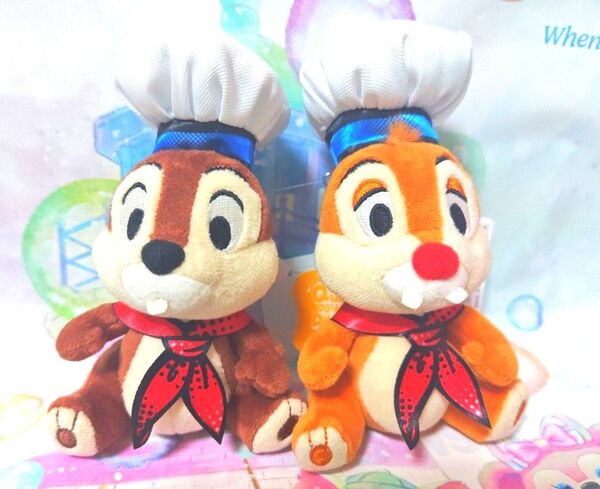ディズニー ドナルド パルパルーザ クワッキーダックダックダックシティ ぬいぐるみバッジ チップ デール