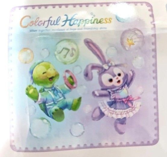 ディズニー ダッフィー &フレンズ カラフルハピネス 20周年 ミニタオル オルメル ステラルー バラ売り 1点