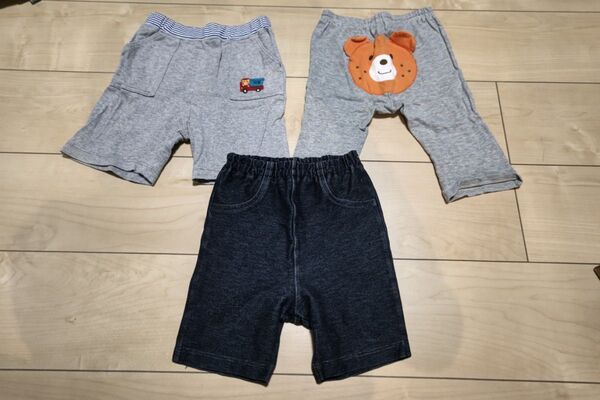 ミキハウス ホットビスケッツ 短パン ハーフパンツ 男の子 90