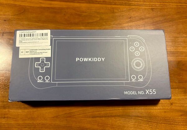 【通電確認のみ新品同様】POWKIDDY X55 ブラック 16GB+32GB 5.5インチ中華ゲーム機