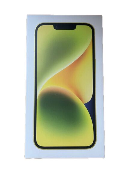 iPhone14 イエロー 箱 空箱 Apple