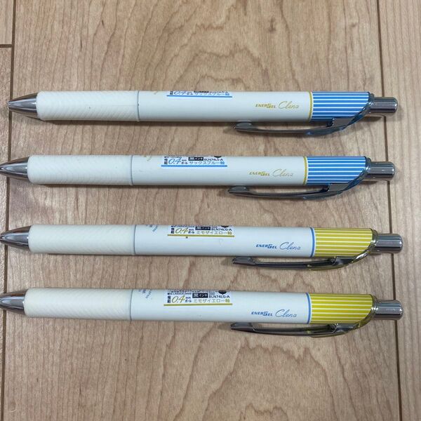 ボールペン4本セット BLN74LPA 0.4mm★ENERGEL Clena