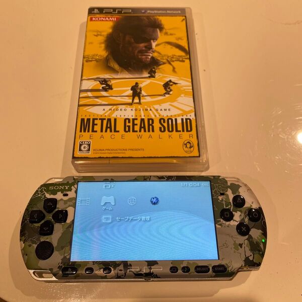 【即購入可能】Sony PSP 本体 メタルギア 限定品 ソフト付き【動作確認済み】