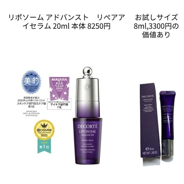 リポソーム アドバンストリペアアイセラム 目元美容液お試しサイズ8ml