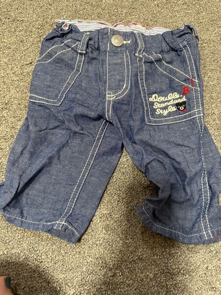 ミキハウス ダブルB ハーフパンツ 100 ジーンズ デニムパンツ KIDS キッズ デニム