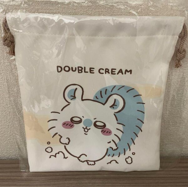 ちいかわ モモンガ 巾着 袋 お出かけ楽しみ!なほどよいサイズの巾着