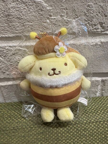 むにゅぐるみ サンリオ ポムポムプリン はち マスコット はちさん 蜂 ハチ