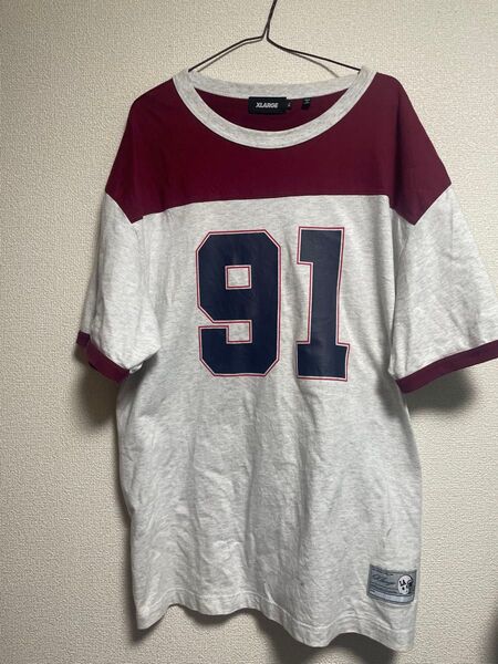 XLARGE フッドボールTシャツ