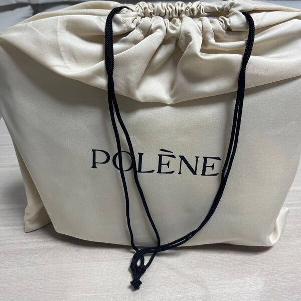 POLENEポレーヌ黒ショルダーバッグ2ウェイ 保存袋