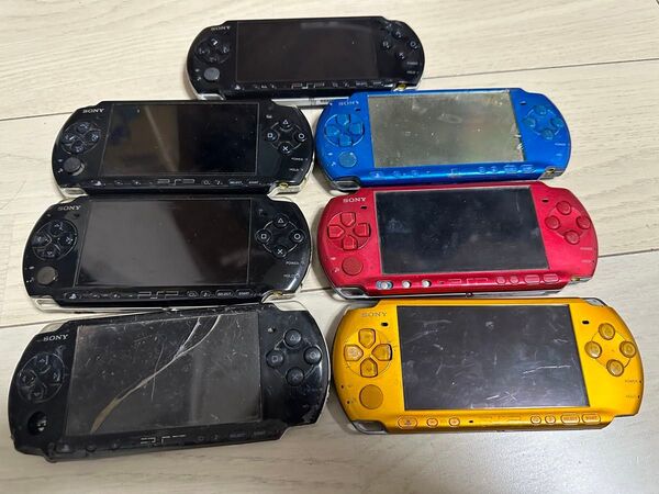 ジャンク PSP3000 7台まとめ